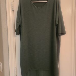 LuLaRoe Green Tunic Top Large